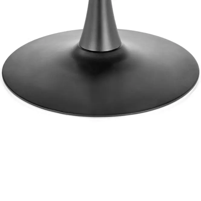 Asztal Carmelo 100 Mdf/Acél – Dióowy/Fekete,5