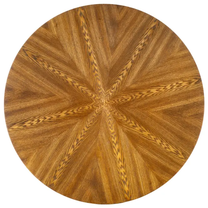 Asztal Carmelo 100 Mdf/Acél – Dióowy/Fekete,6