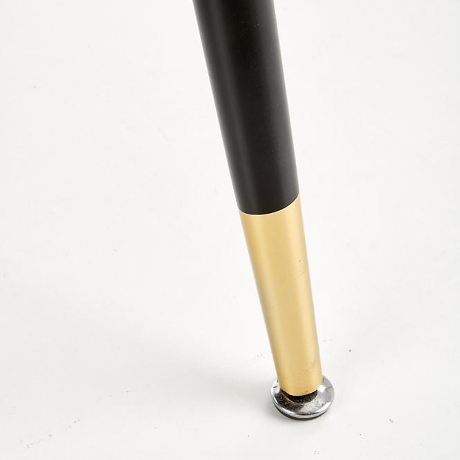 Asztal Embos 120 Mdf/Acél – Fekete/Aranysárga,7