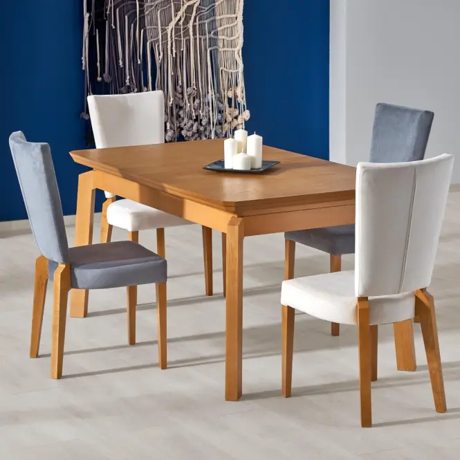 Asztal Rois 160/250 Mdf/Faipari – Tölgy Édesem,10