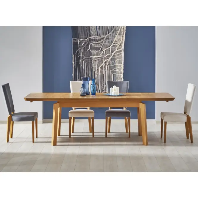 Asztal Rois 160/250 Mdf/Faipari – Tölgy Édesem