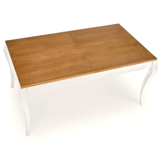 Asztal Windsor 160/240 Płyta/Faipari – Sötét Tölgy/Fehér