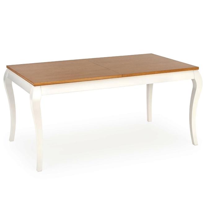 Asztal Windsor 160/240 Płyta/Faipari – Sötét Tölgy/Fehér