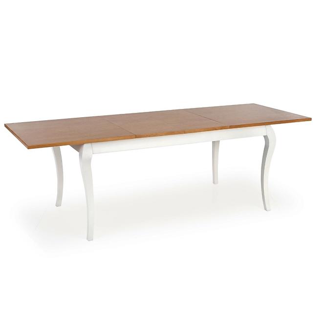 Asztal Windsor 160/240 Płyta/Faipari – Sötét Tölgy/Fehér
