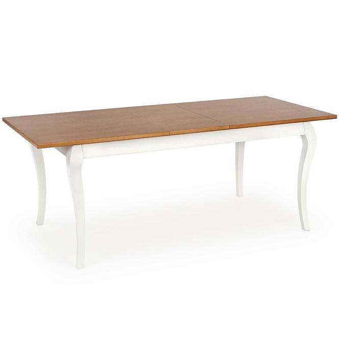 Asztal Windsor 160/240 Płyta/Faipari – Sötét Tölgy/Fehér