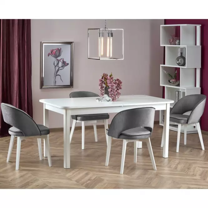 Kinyitható asztalok  Florian 141/219x80cm Płyta/Mdf – Fehér