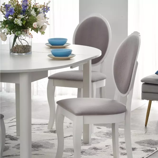 Asztal Ringo 102/142 Płyta/Mdf – Fehér