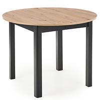 Asztal Ringo 102/142 Płyta/Mdf – Tölgy Artisan/Fekete