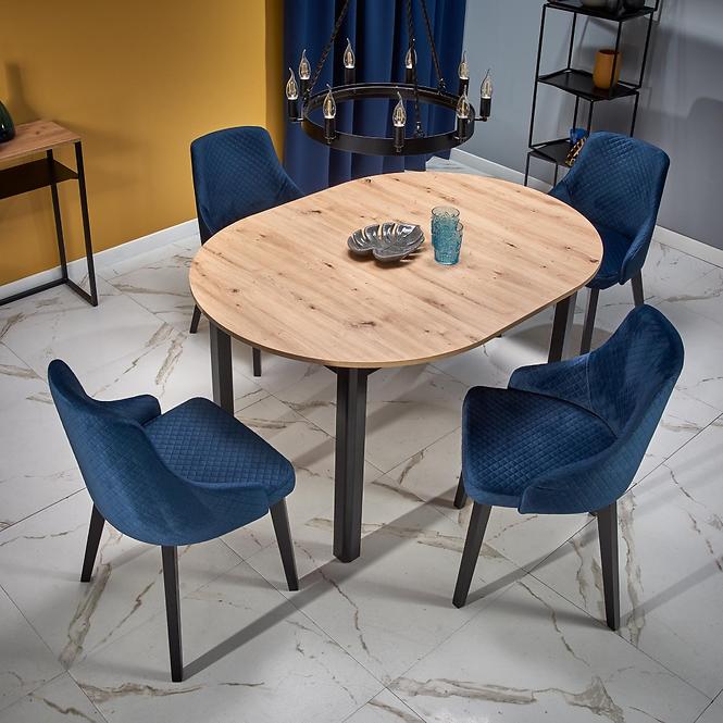 Asztal Ringo 102/142 Płyta/Mdf – Tölgy Artisan/Fekete,16