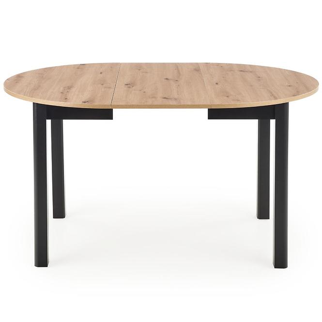 Asztal Ringo 102/142 Płyta/Mdf – Tölgy Artisan/Fekete