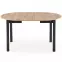 Asztal Ringo 102/142 Płyta/Mdf – Tölgy Artisan/Fekete,2