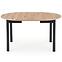 Asztal Ringo 102/142 Płyta/Mdf – Tölgy Artisan/Fekete,2