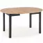 Asztal Ringo 102/142 Płyta/Mdf – Tölgy Artisan/Fekete,3
