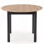 Asztal Ringo 102/142 Płyta/Mdf – Tölgy Artisan/Fekete,5