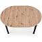 Asztal Ringo 102/142 Płyta/Mdf – Tölgy Artisan/Fekete,6