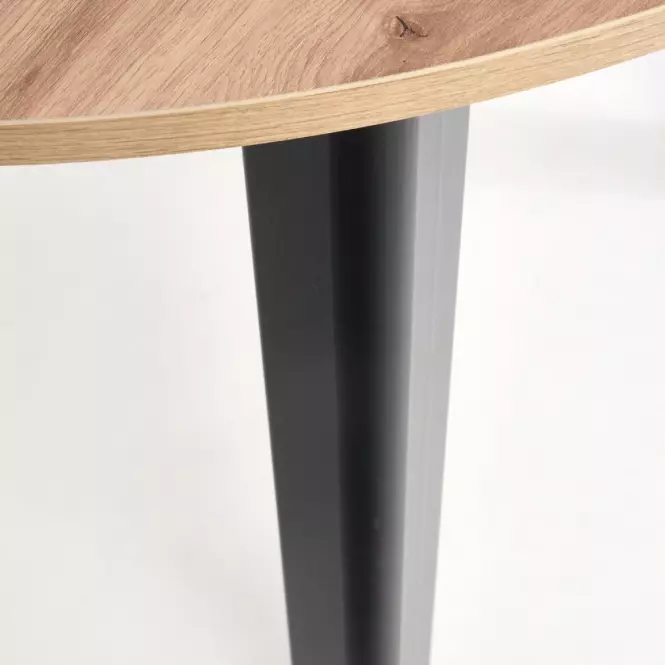 Asztal Ringo 102/142 Płyta/Mdf – Tölgy Artisan/Fekete,7