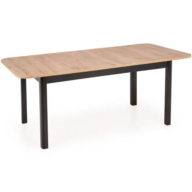 Kinyitható asztalok  Florian 141/219x80cm Płyta/Mdf – Tölgy Artisan/Fekete,4