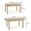 Asztal Tiago 2 140/220 Płyta/Abs/Mdf – Tölgy Riviera,3