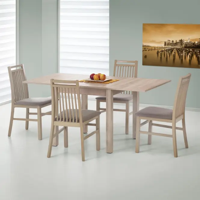 Kinyitható asztalok  Gracjan 80/160x80cm Płyta/Abs/Mdf – Tölgy Sonoma,8