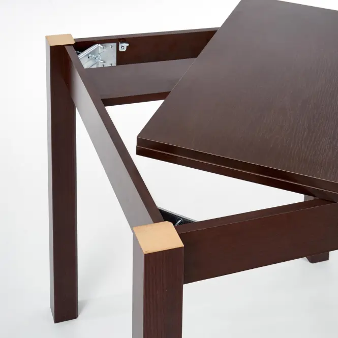 Kinyitható asztalok  Gracjan 80/160x80cm Płyta/Abs/Mdf – Sötét Dió