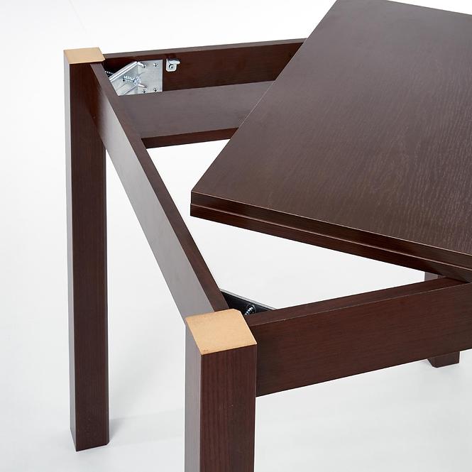 Kinyitható asztalok  Gracjan 80/160x80cm Płyta/Abs/Mdf – Sötét Dió,8