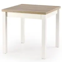 Kinyitható asztalok  Gracjan 80/160x80cm Płyta/Abs/Mdf – Tölgy Sonoma/Fehér