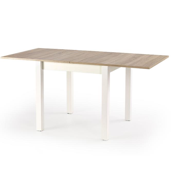 Kinyitható asztalok  Gracjan 80/160x80cm Płyta/Abs/Mdf – Tölgy Sonoma/Fehér