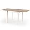 Kinyitható asztalok  Gracjan 80/160x80cm Płyta/Abs/Mdf – Tölgy Sonoma/Fehér,2