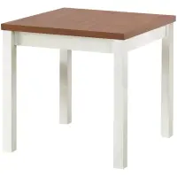 Kinyitható asztalok  Gracjan 80/160x80cm Płyta/Abs/Mdf – Olcha/Fehér
