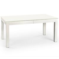 Asztal Seweryn 160/298 Płyta/Abs/Mdf – Fehér