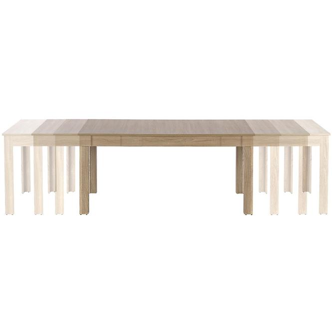 Asztal Seweryn 160/298 Płyta/Abs/Mdf – Tölgy Sonoma