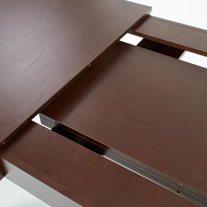 Asztal Seweryn 160/298 Płyta/Abs/Mdf – Sötét Dió