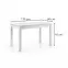 Asztal Ksawery 120x68 Płyta/Abs/Mdf – Fehér,2