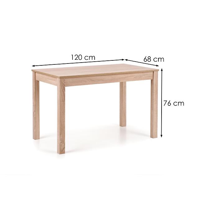 Asztal Ksawery 120x68 Płyta/Abs/Mdf – Tölgy Sonoma
