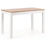 Asztal Ksawery 120x68 Płyta/Abs/Mdf – Tölgy Sonoma/Fehér