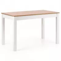 Asztal Ksawery 120x68 Płyta/Abs/Mdf – Tölgy Sonoma/Fehér