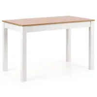 Asztal Ksawery 120x68 Płyta/Abs/Mdf – Tölgy Sonoma/Fehér