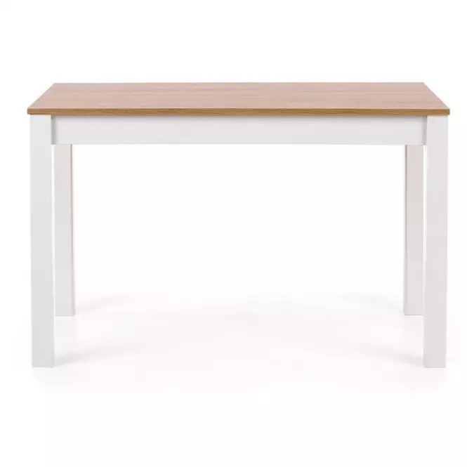 Asztal Ksawery 120x68 Płyta/Abs/Mdf – Tölgy Sonoma/Fehér