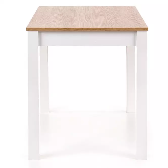 Asztal Ksawery 120x68 Płyta/Abs/Mdf – Tölgy Sonoma/Fehér