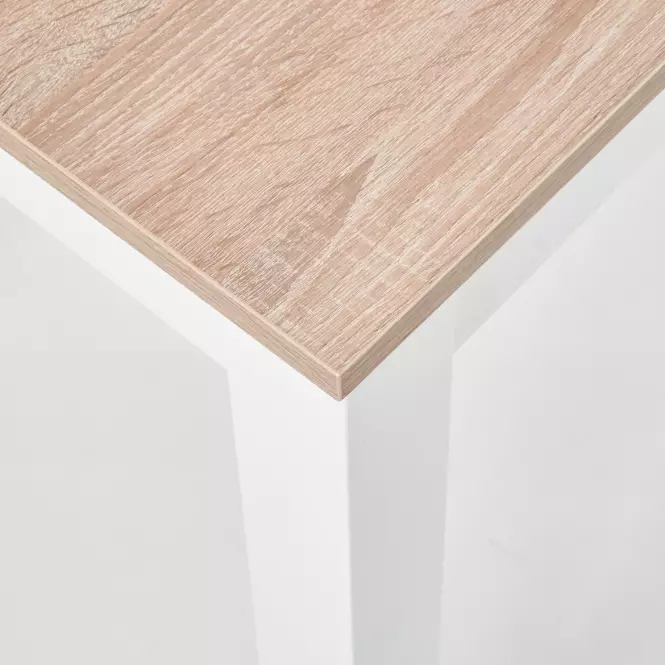 Asztal Ksawery 120x68 Płyta/Abs/Mdf – Tölgy Sonoma/Fehér