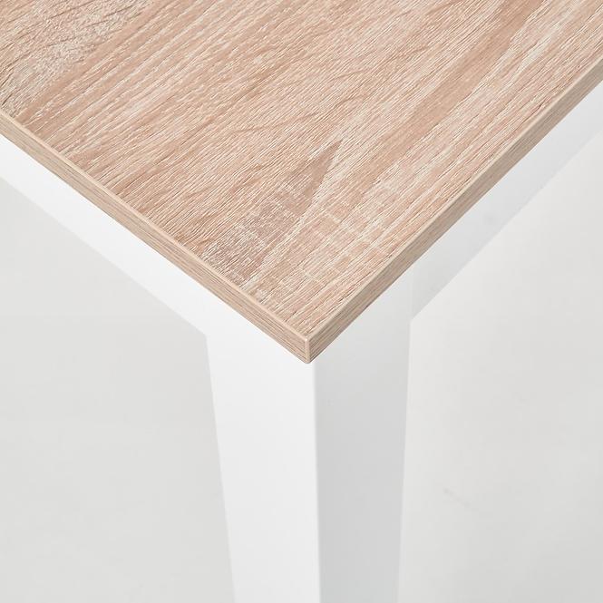 Asztal Ksawery 120x68 Płyta/Abs/Mdf – Tölgy Sonoma/Fehér