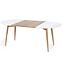 Kinyitható asztalok  Caliber 160/200x90cm Fehér Mat/Tölgy San Remo/Természetes,2