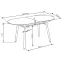 Kinyitható asztalok  Caliber 160/200x90cm Fehér Mat/Tölgy San Remo/Természetes,4