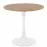 Asztal Sting 80 Mdf/Acél – Tölgy Aranysárga/Fehér