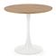 Asztal Sting 80 Mdf/Acél – Tölgy Aranysárga/Fehér