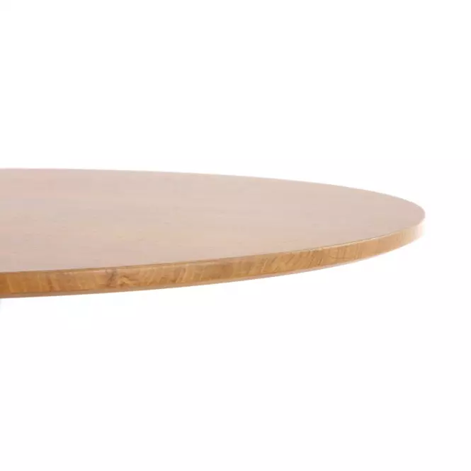 Asztal Sting 80 Mdf/Acél – Tölgy Aranysárga/Fehér,6