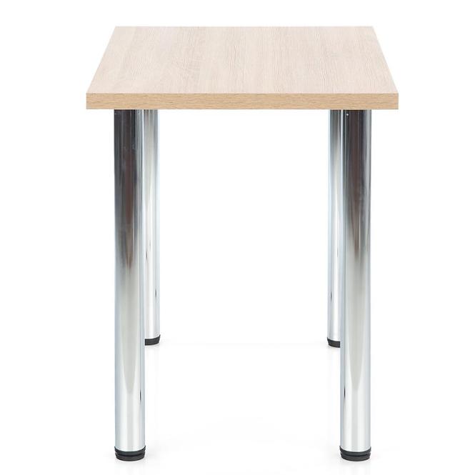 Asztal Modex A) 90x60 Płyta/Acél – Tölgy Sonoma