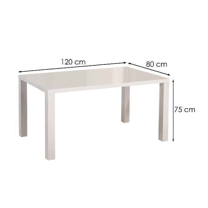 Asztal Ronald A) 120x80 Mdf – Fehér
