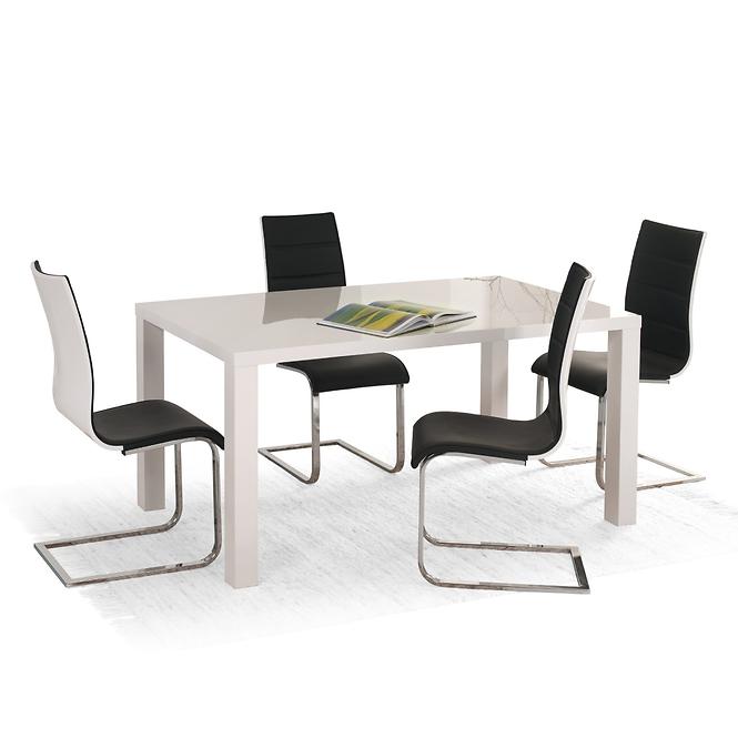 Asztal Ronald A) 120x80 Mdf – Fehér
