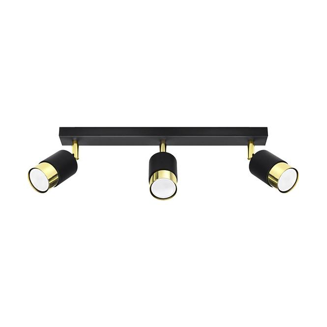 Lámpa Nero 3 A-1071 fekete/aranysárga,3
